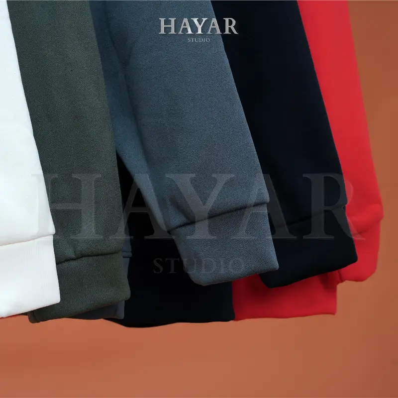 SET 3 Áo Sweater HayaR Nỉ Bông Cổ Tròn Nam Nữ Form Rộng Big Size Cổ Tròn Menswear Nhung Hoodie Dài Tay 6