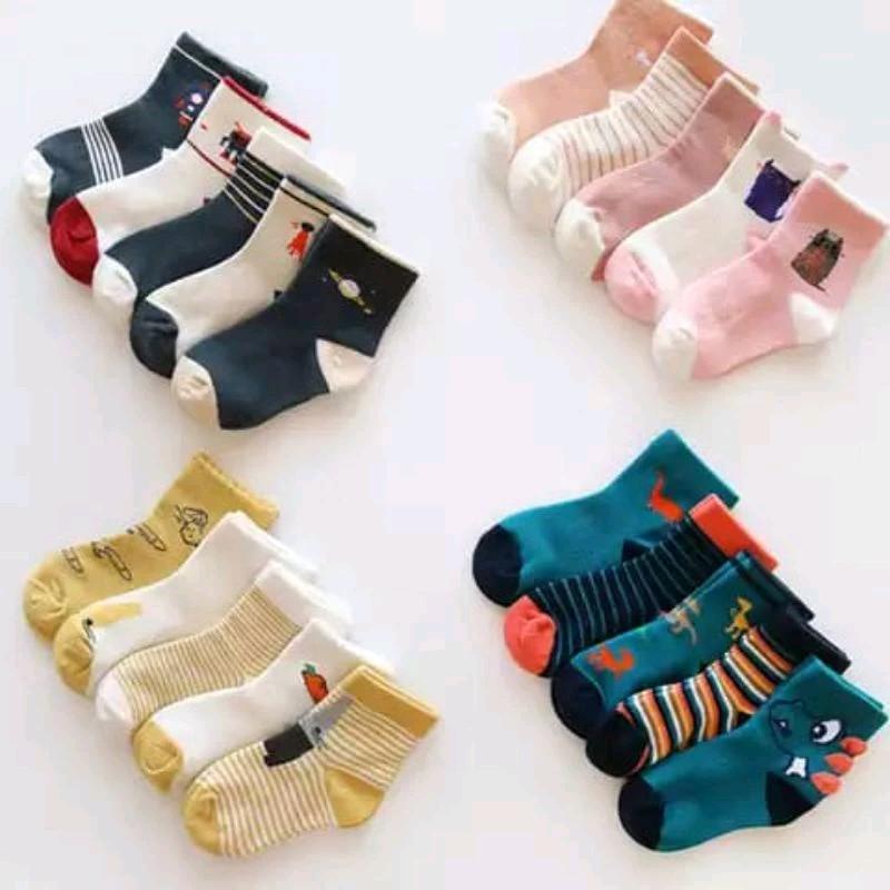 ( 12 pasang ) glosir kaos kaki baby motif lucu perempuan dan laki-laki/kaos kaki bayi Cotton 6