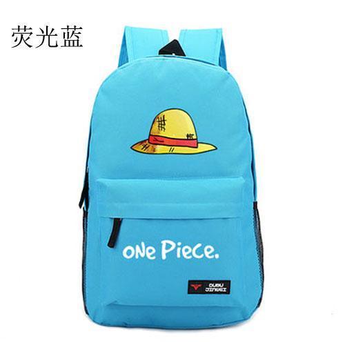 Product Introduction of Anime Pirate Luffy Straw Hat Bag Backpack Men's and Women's Backpacks Travel Simple Canvas Bag 2