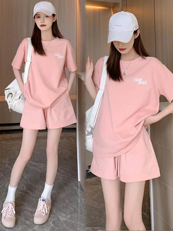 SET Bộ Quần Áo Nam Nữ Unisex ZHE Thể Thao Nữ Chất Cotton Mặc Đi Chơi Du Lịch Ullzang