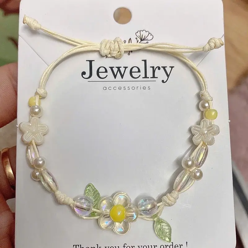 Vòng Tay Hoa Charm Handmade 1