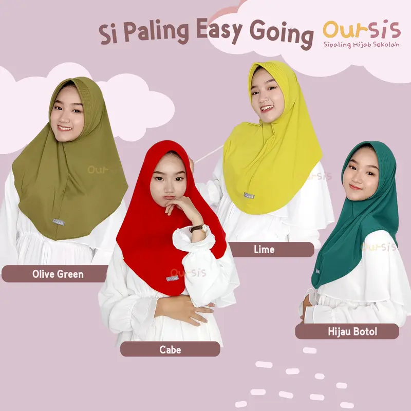 ᴏᴜʀꜱɪꜱ Jilbab Instan Sekolah SiPaling Easy Going 6