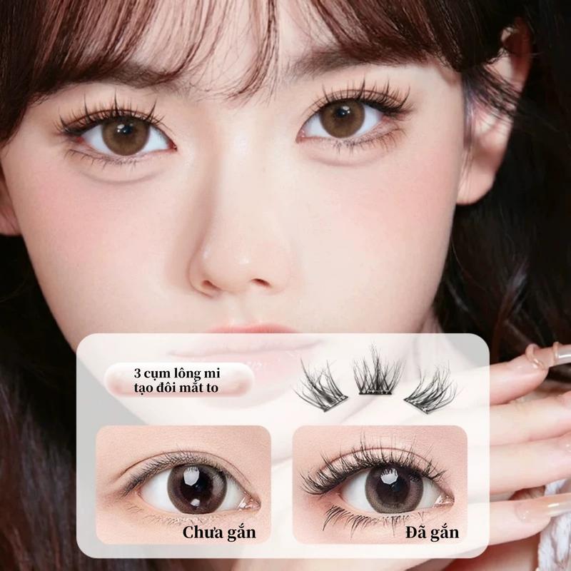 Product Introduction of QianYun 5D Lông Mi Tự Dính Lông Mi Cụm Ba Chiều (D Curl) Lông Mi Giả Không Cần Keo 22