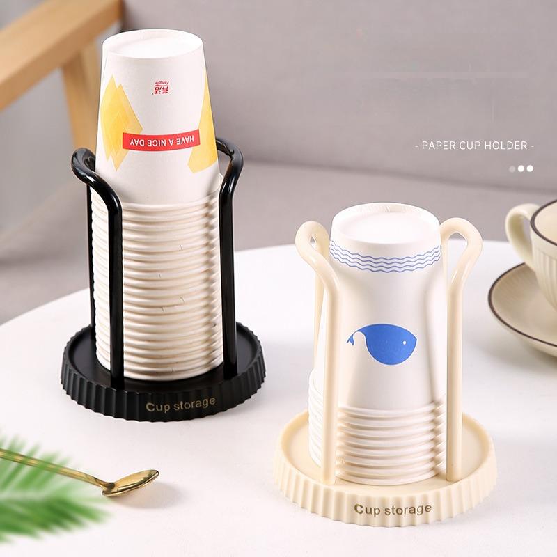 Product Introduction of Disposable Cup Storage Holder Rack Shelf Water Tea Cups Dispenser Mug Display Stand Organizer Supplies Home Organization 1