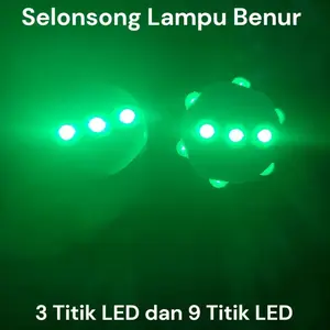 Selongsong Lampu Torpedo Pemikat Benur – 3 & 9 Titik LED, Dijamin Panen!