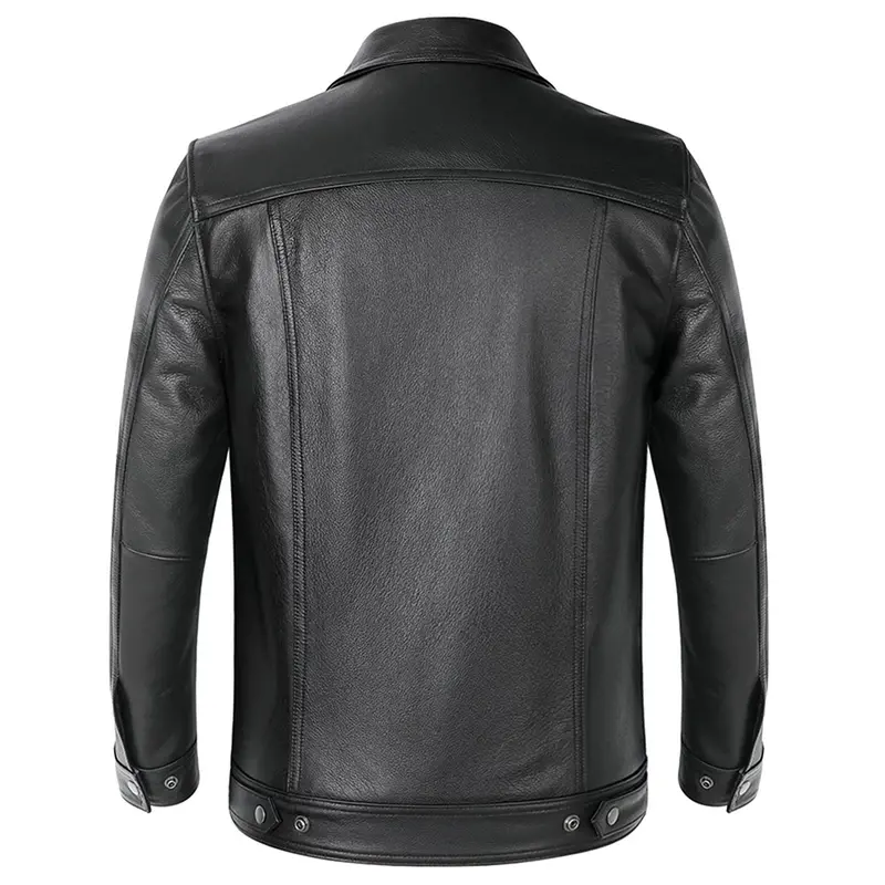 jaket kulit pria 100% original dari kulit domba kualitas nomor satu super lembut dan halus 2