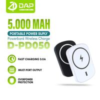 Gambar DAP Powerbank  5000mAh PD 22.5 W Magnetic Wireless Charging -  D-PD050 Garansi Resmi 1 Tahun Black White - Powebank fast charging - Black dari DAP Indonesia Official Store Kota Administrasi Jakarta Utara 3 Tokopedia