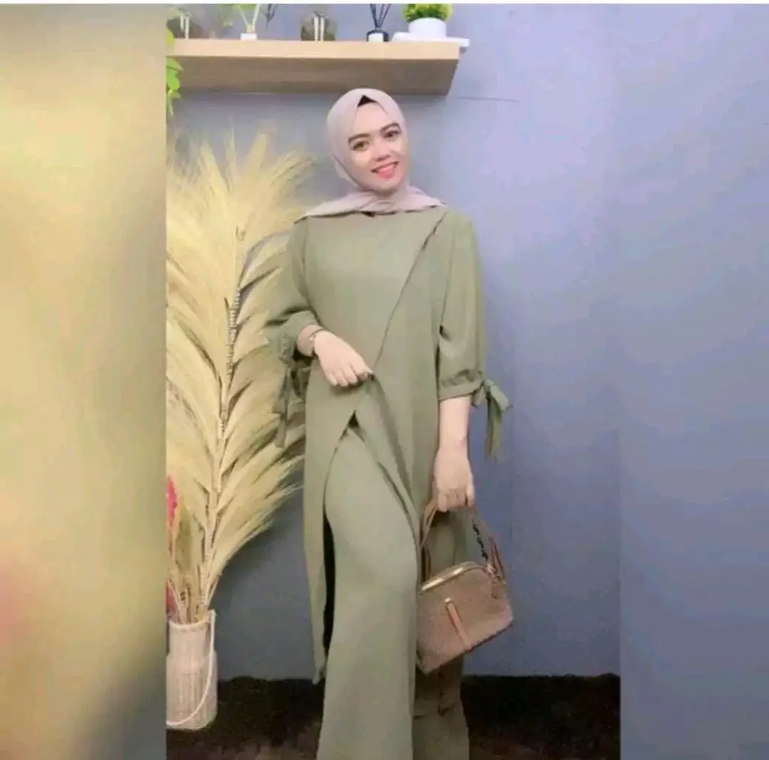 Setelan Bintang Tunik Wanita Kekinian terbaru / setelan wanita crinkle / Setelan wanita terlaris dan terbaru 2024 Airflow