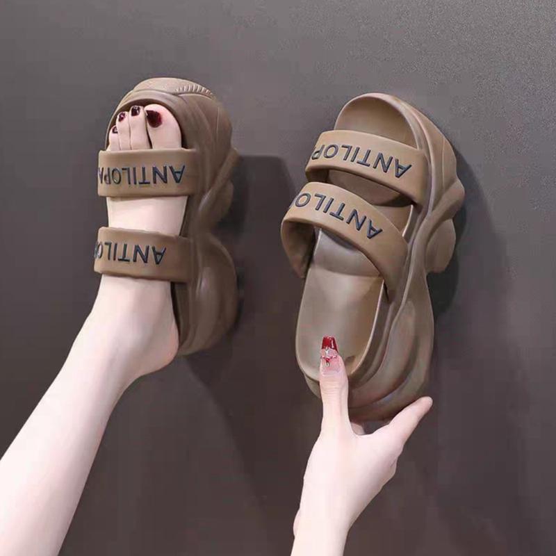  Nhung DéP Shoes Giày dép nữ BM hai quai in chữ trên quai 9p - Sandal thoải mái giá cả phải chăng - Nhiều màu sắc lựa chọn - Kích thước phù hợp với nhiều kích cỡ bàn chân khác nhau 