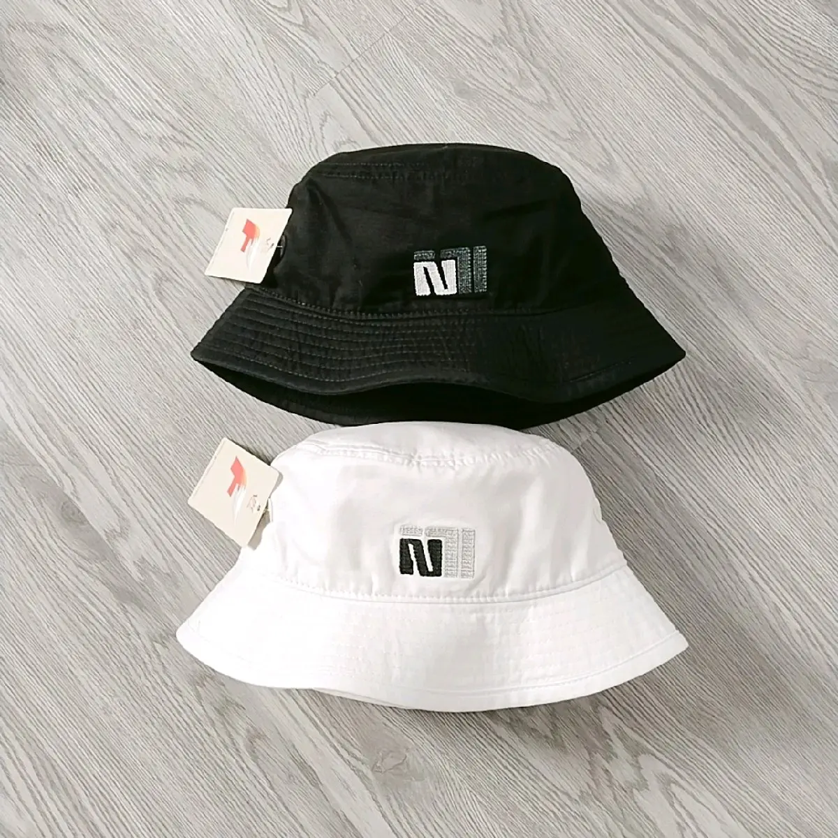 Kaki Mũ butket, mũ vành, nón tai bèo, chất cotton thêu logo kiểu dáng Unisex nam nữ đều đội được Cap Hat
