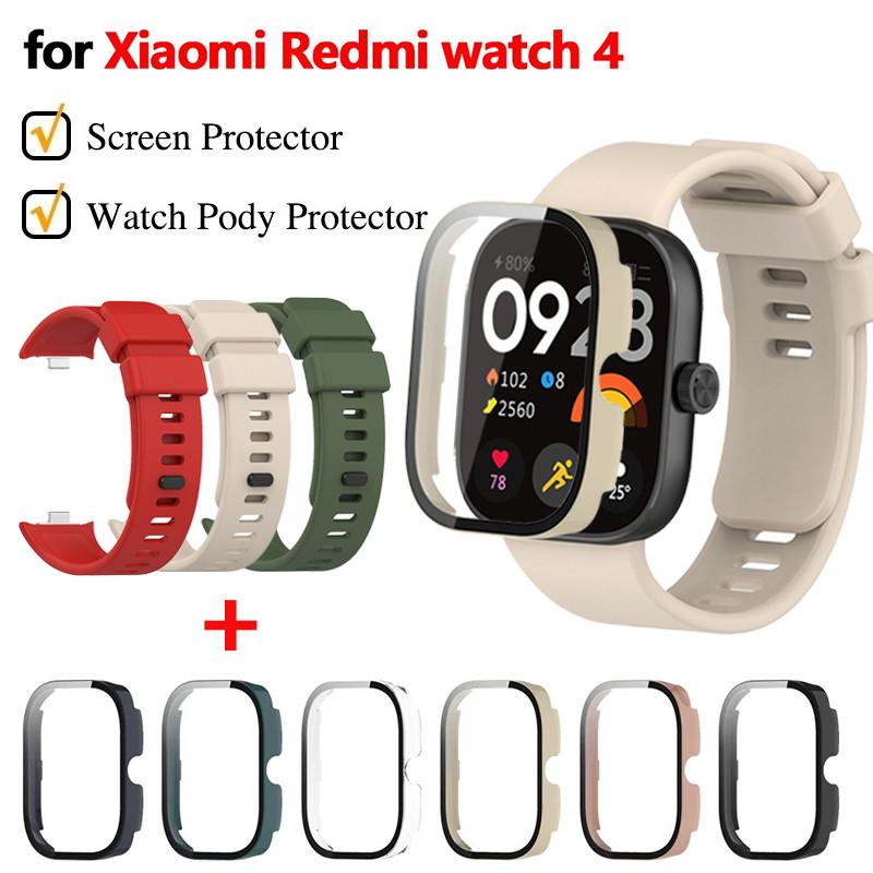 Dây Đeo Ốp Kính 9D, Dành Cho Đồng Hồ Redmi 4, Ốp Cứng PC Bảo Vệ Màn Hình, Vòng Đeo Tay Dây Đeo Đồng Hồ, Thích Hợp Cho Xiaomi Redmi Watch4, Phụ Kiện
