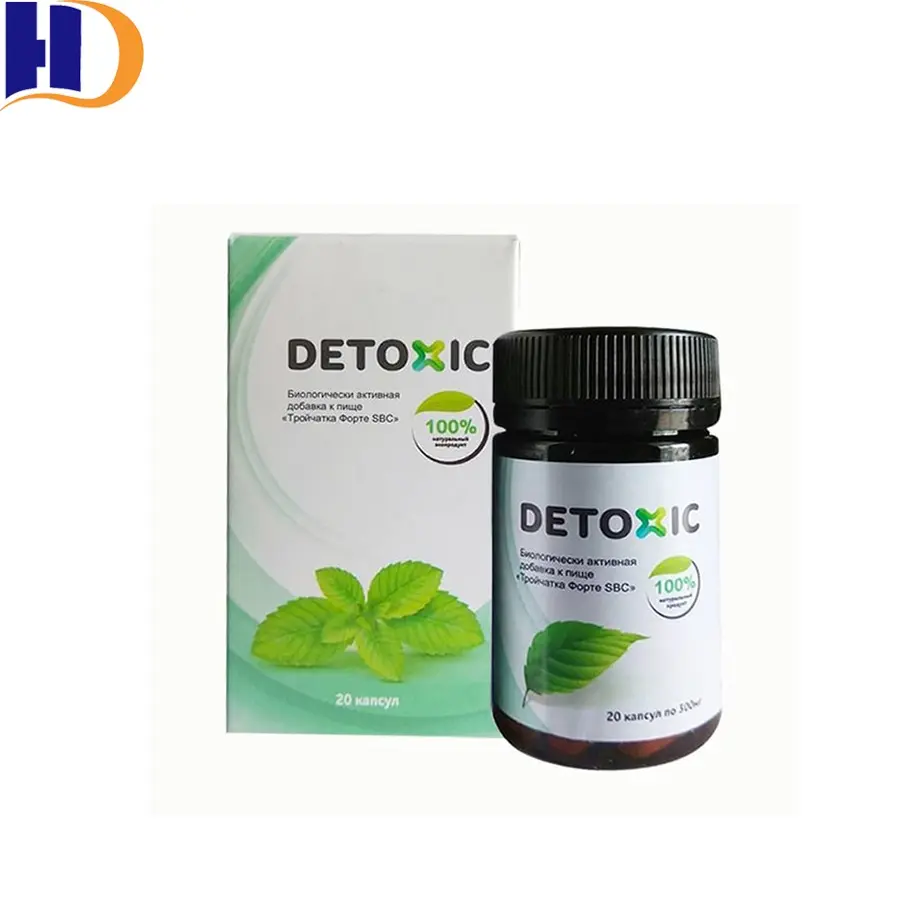 Sản phẩm Detoxic diệt ký sinh trùng Nga lọ 20 viên - Detoxit Nga