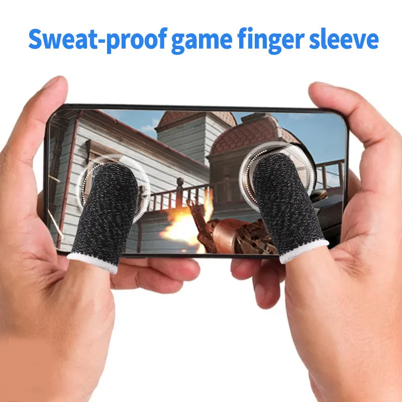 BELI1GRATIS1 Sarung Jempol Jari Game Mobile Sarung Tangan Gaming Console Anti Basah 1