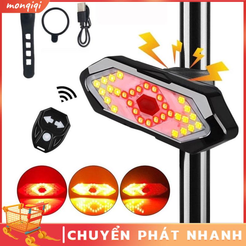 Đèn hậu Xi Nhan xe đạp không dây pin sạc 5 chế độ sáng,Xe Đạp Nhan Sạc USB Xe Đạp Đuôi Đèn LED Điều Khiển Từ Xa Không Dây Đèn Cảnh Báo Đi Xe Đạp Thiết Bị