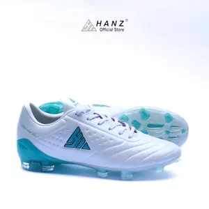 Sepatu Bola HANZ STYLIST FG WHITE TOSCA Gratis Kaos Kaki & Skin deker