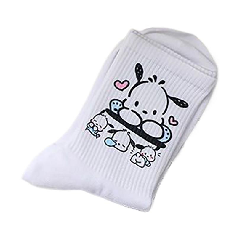 Product Introduction of Tất Bông, Sanrios, Thiết Kế Dễ Thương, Hình Anime Hellokittys Và Mymelody, Tất Giữa Bắp Chân, Dành Cho Phụ Nữ Và Trẻ Em, Tất Ngắn, Thích Hợp Cho Mùa Hè, Tuyệt Vời Làm Quà Tặng, Cho Bé Gái 14