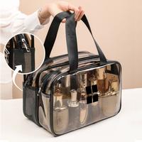Gambar U-Living Washbag Tansparan Washbag Travel Tas Kosmetik Besar Travel Tas Make Up Tas Travel AO005 Pink - Kecil Trans. dari U-Living Official Store Kota Bekasi 2 Tokopedia