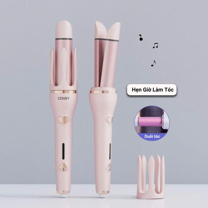 Máy uốn tóc xoăn tự động 2 trong 1 chống bỏng cao cấp CENBY đường kính uốn 32mm