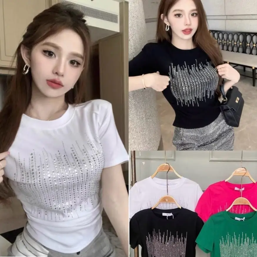READY STOCK TOP SEMI CROP BKK