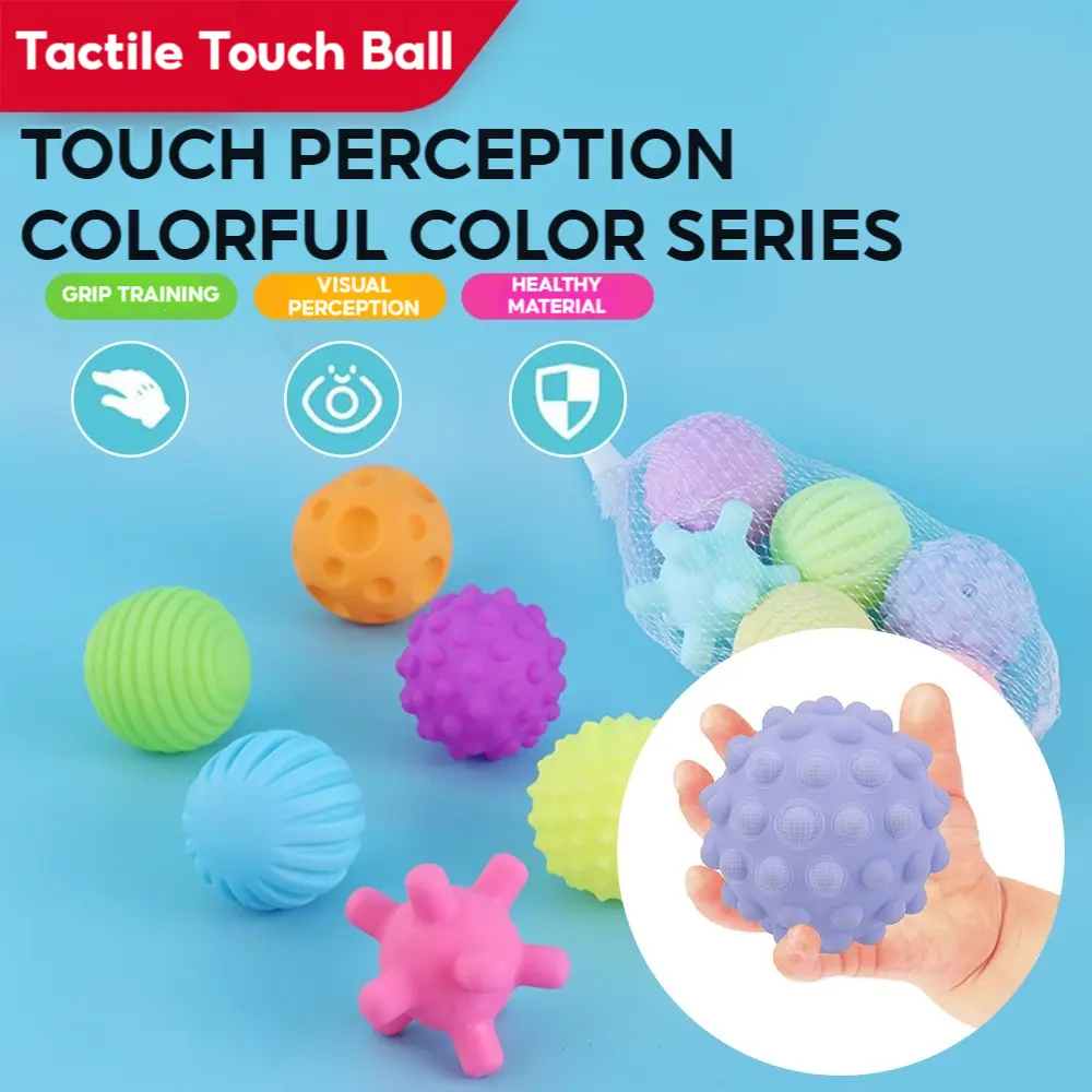 Sensory Ball Set for Babies - Textured Motor Skills Toys, Tactile ...