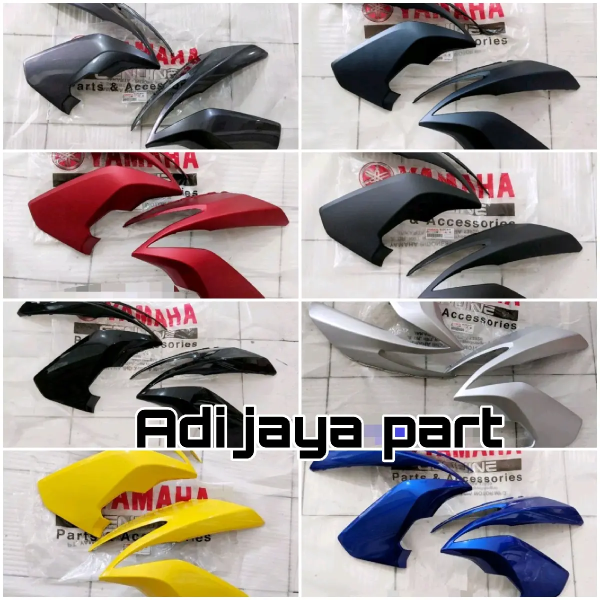 BODY COWLING SAYAP TEBENG DEPAN KANAN KIRI AEROX 155 OLD LAMA ORI YAMAHA
