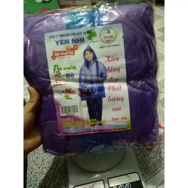 Combo 10 cái áo mưa bộ giấy mặc nhiều lần