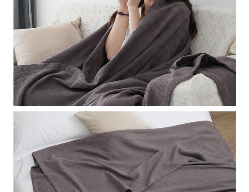 Product Introduction of Summer Towel Blanket Thin Pure Cotton Gauze Single Nap Blanket Office Sofa Cover Blanket Air Conditioning Blanket Quilt 15