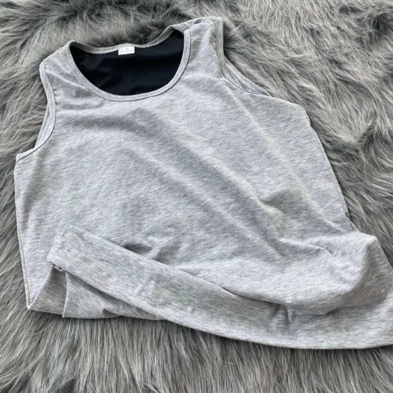 Áo nịt ba lỗ dài Trơn 2