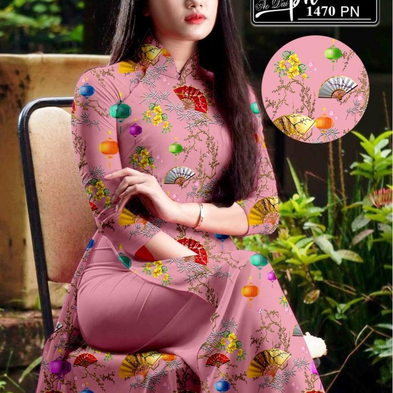  VẢI ÁO DÀI MẪU TẾT LỤA TÔ CHÂU SANG XỊN DÀY DẶN BÓNG NHẸ MÃ PN 1470 
