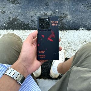 เคสแมงมุมการ์ตูนสำหรับ Apple 15 Pro Max, ขอบมุมขวาสี่เหลี่ยม, กันกระแทก, ปกปิดเต็มรูปแบบ, ความรู้สึกเคลือบด้าน, เคสป้องกัน, เหมาะสำหรับ iPhone 14, 13 Pro, 12 Pro Max, และ 16 Pro, สำหรับผู้ชาย, ส่วนบุคคล, สไตล์คู่รัก