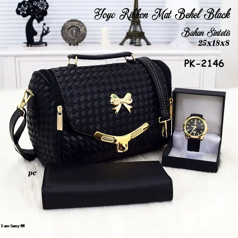TAS WANITA YOYO PAKET 3IN1 tascewek 2
