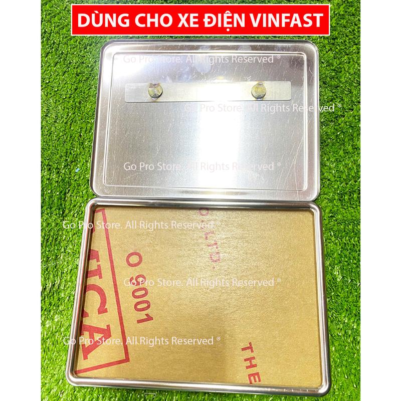 Bộ Khung Biển Số Xe Điện VinFast EVO 200 FELIZ KLARA INOX D5085 - T5T