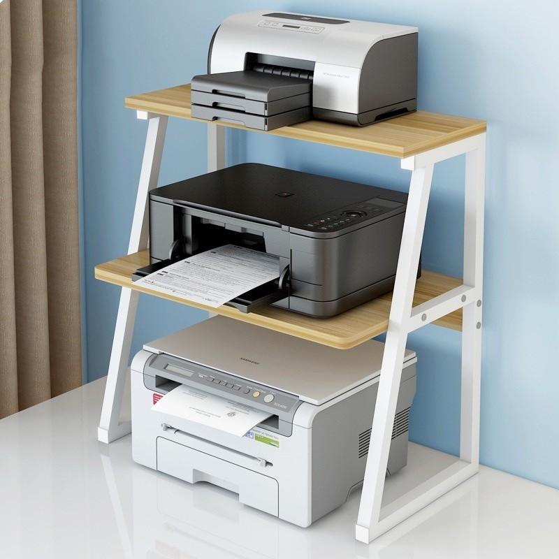 Printer Rack Office desk host storage rack Desktop multilayer - TikTok ...