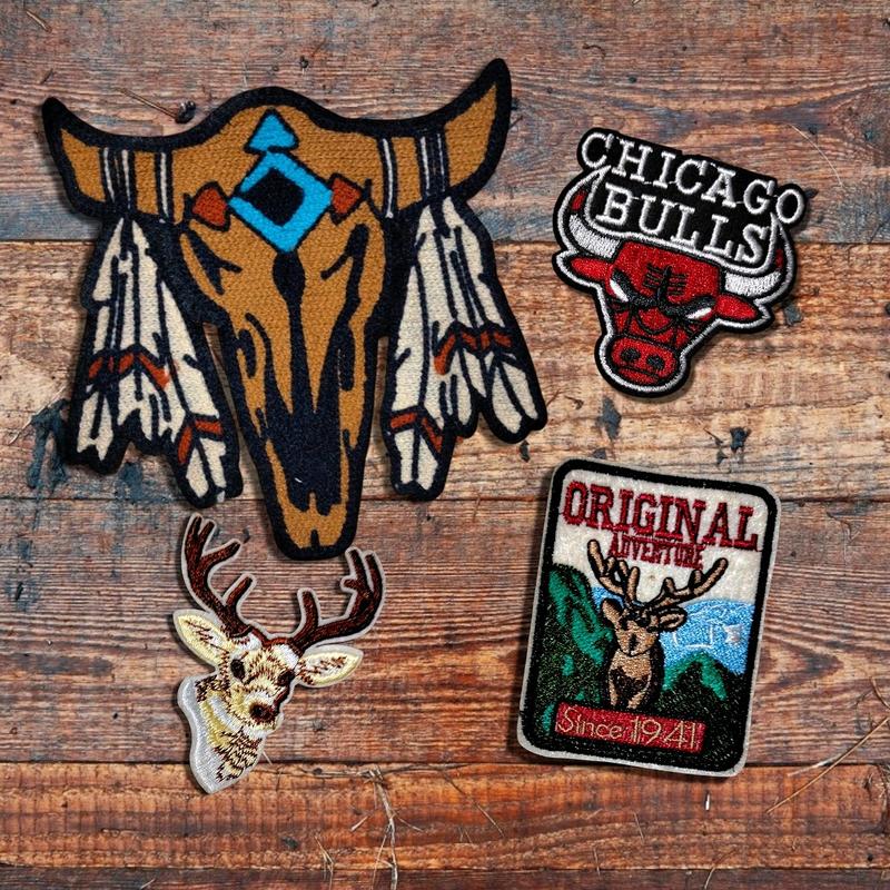  Sticker Patch Logo Thêu TẶNG KEO ỦI Hình Con Vật Dùng Trang Trí Quần Áo Cao Cấp 