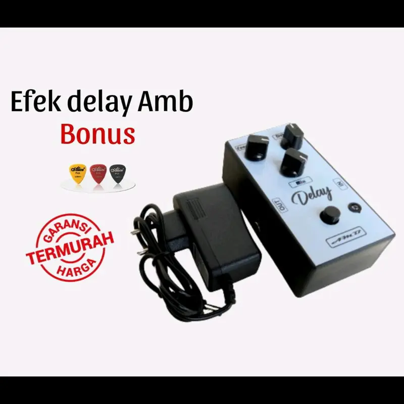 Efek delay untuk gitar, biola& vocal sudah plus adaptor bergaransi 0