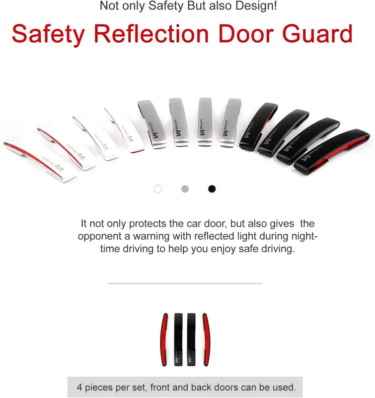 Autoban Wine Art Safety Reflection Door Guard / Pelindung Pintu Mobil Reflektor Premium 3