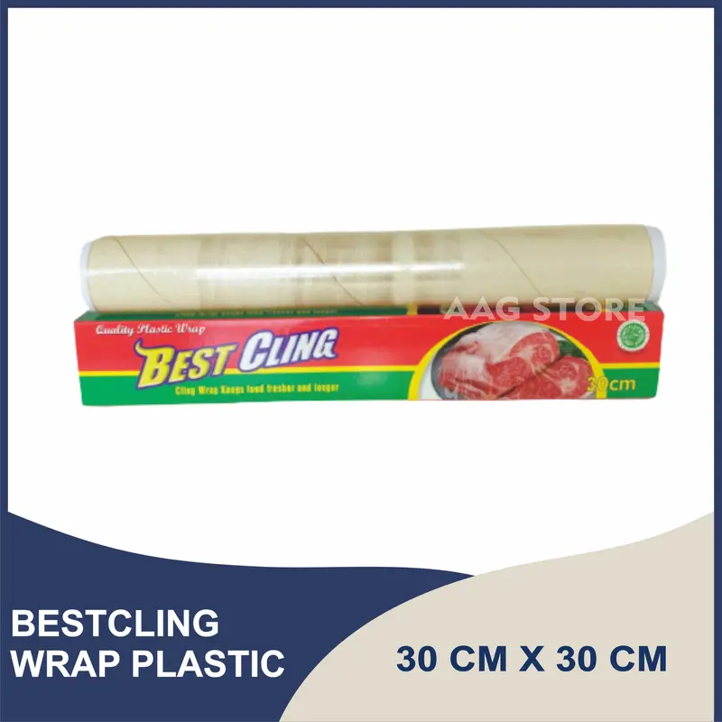 ( 2 ROLL ) BestCling Plastik Wrapping Makanan Daging Sayuran 30 cm x 30 m 0