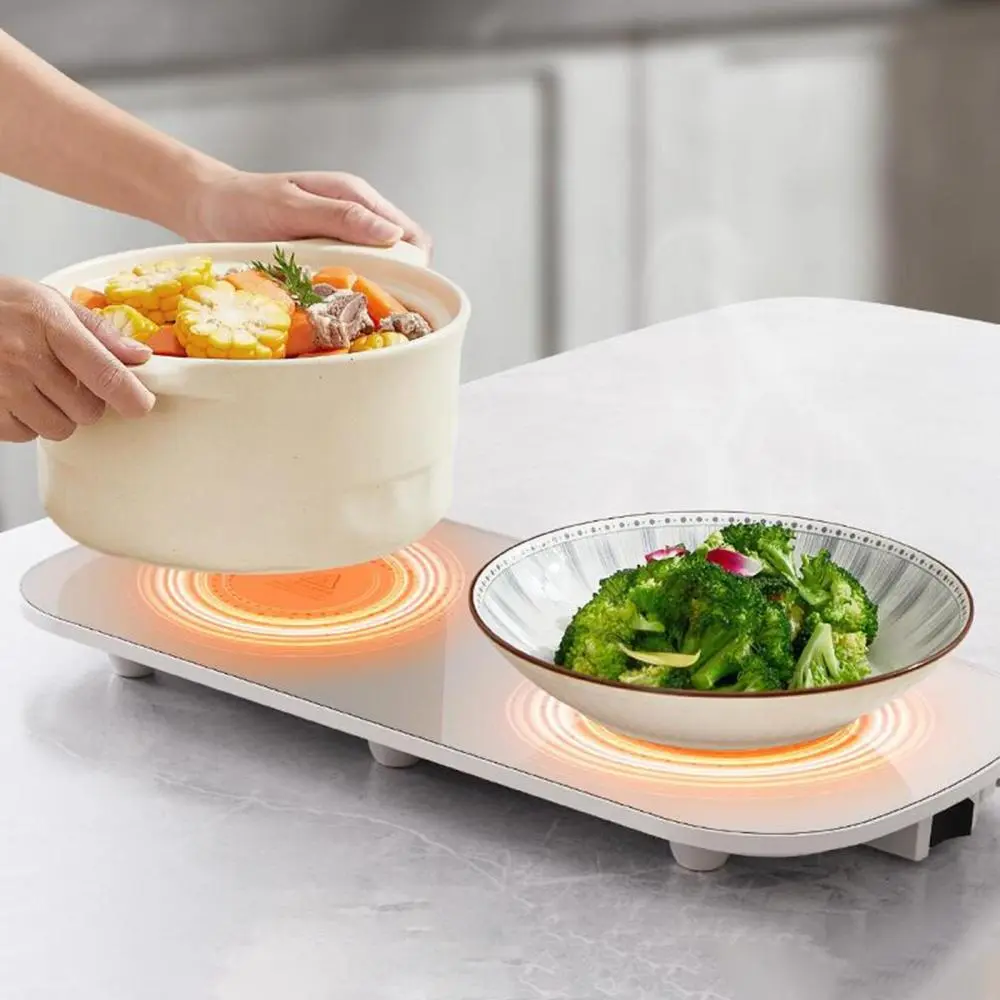 Electric Warming Tray Table Heating Board 50W Nice Gift Multifunctional Food Warmer for Home Buffets Restaurants