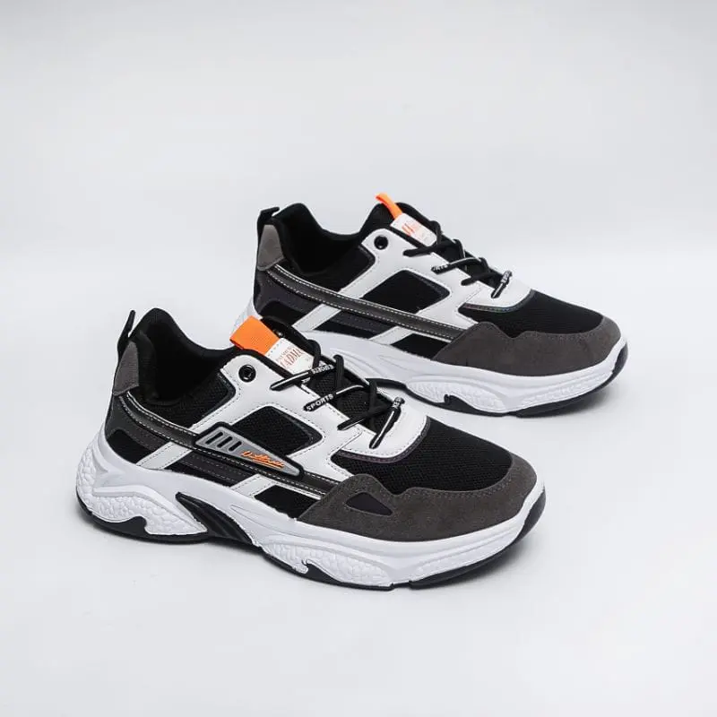 PBT SEPATU SNEAKER PRIA IMPORT - KASUAL MEN‘S SPORT  FASHION 2023 "GZ12" (FREE BOX POLOS) Hitam Shoes Casual Running 3