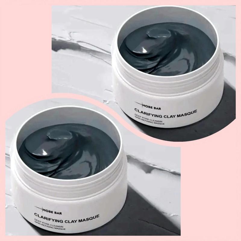SKINCARE Đất Sét Trắng HOBE BAR Hỗ Trợ Làm Sạch Dành Cho Nam và Nữ 55ml Axit hyaluronic Cấp nước Ẩm Mask mặtnạ hobebar Làm Đẹp hobe bar mặt nạ dưỡng da