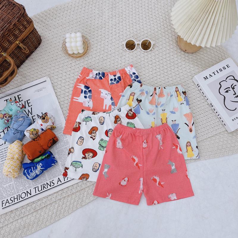 [ Bảng Màu Mới] Quần Chục Đùi Cotton Cho Bé Trai Bé Gái Từ 1-5 Tuổi (7-17kg) 6