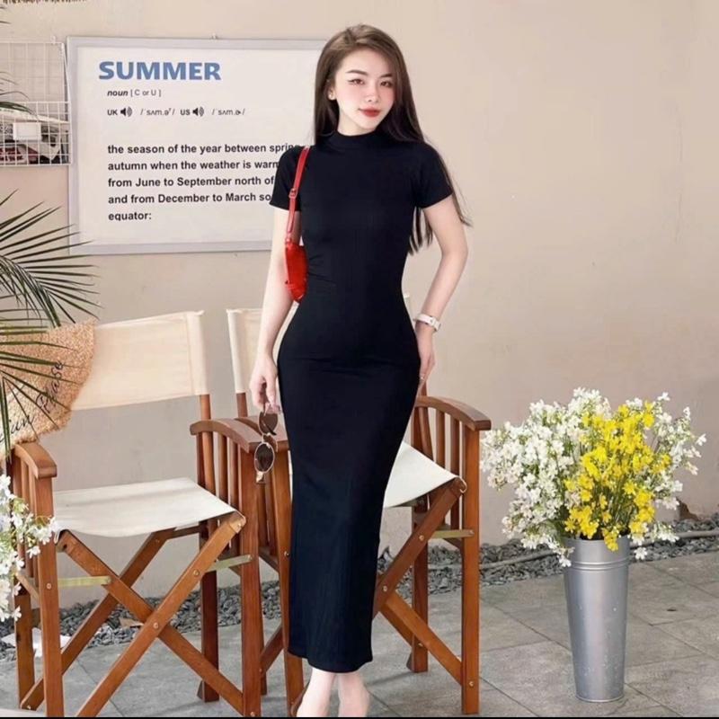 Váy/Đầm BoDy Liền Thân Chất Len Tăm Dày Dặn Phom Ôm Hack Dáng Che Bụng Siêu Tốt 2