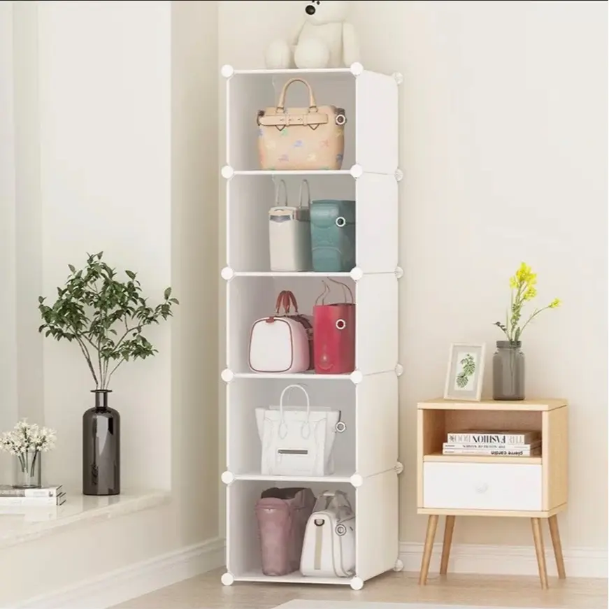 Tủ Đựng Túi Xách 5 ngăn - Màu Sắc Đa Dạng - Tiện Lợi - Di Chuyển Lắp Đặt Dễ Dàng - Chọn Theo Phân Loại
