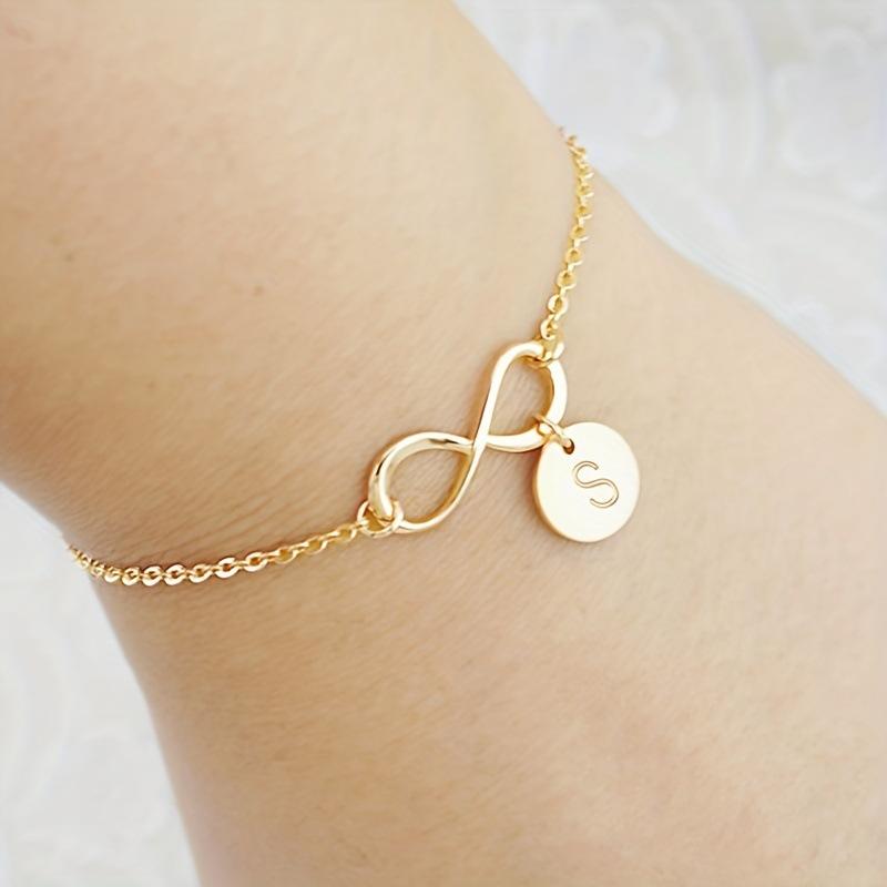 Product Introduction of Female Luckly 8 Heart Braceets Bohemian Charm Bracelet Jewelry Infinity Ankles Bracelets for Woman Engagement Jewelry 0