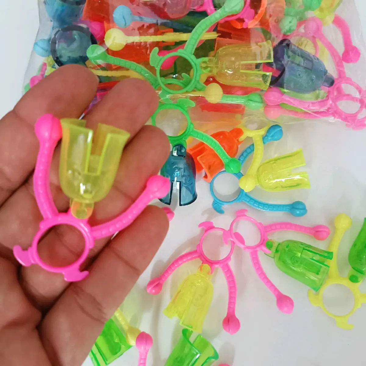 50PCS MAINAN LONCENG JARI