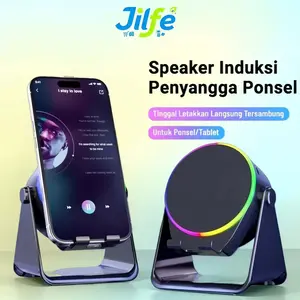 【Jlife】 ZJ-026 Speaker Bluetooth Pintar dengan Sensor Dudukan Ponsel 3-in-1 Nirkabel Portabel untuk Meja Suara Jernih dengan Bass Kuat