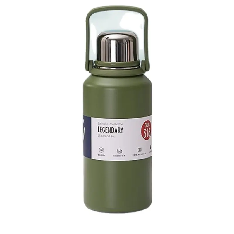 Bình giữ nhiệt BOSS inox 316. Nắp kèm cốc. Sử dụng c00mlả nóng/ lạnh 800ml 100ml 15