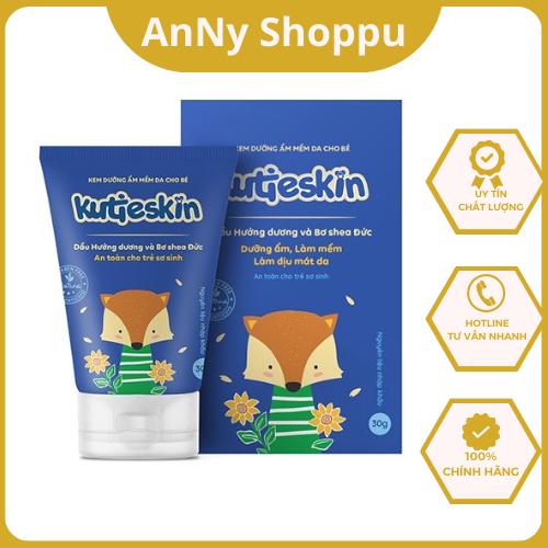 KUTIESKIN Kem Dưỡng Ẩm, Mềm Da Cho Bé, Tuýp 30g _ Chính hãng