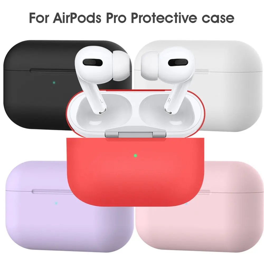 Dust Proof Ultra Thin Sleeve Protector Wireless Earphones Pouch Protective Skin Silicone Case Cover For Apple AirPods Pro  Case