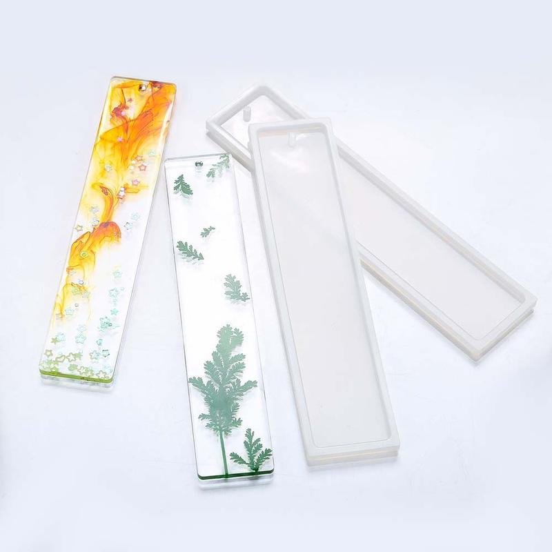 Product Introduction of Resin 1 PCS DIY Rectangle Transparent Equipments Mould Making Jewelry Tools Bookmark Mold 7